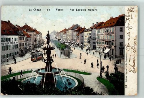 La Chaux-de-Fonds 1906 Rue Leopold Robert