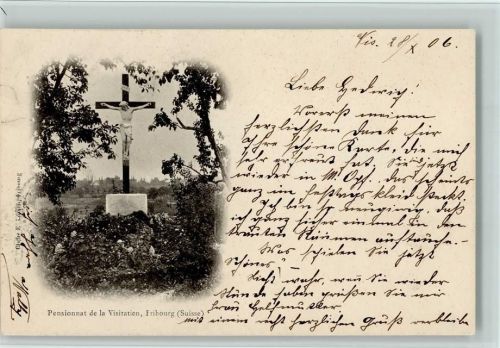 Fribourg 1906 Pensionnat de la Visitation
