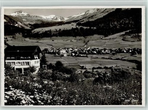 Flims Dorf Blick nach Flims