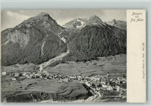 Bergün mit Piz Aela
