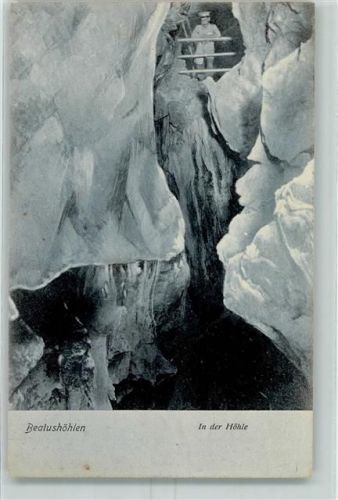 Beatushöhlen 1905 In der Höhle