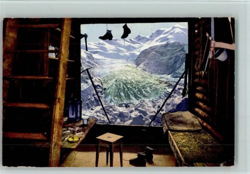 Luzern Gletschergarten Inneres der Clubhütte