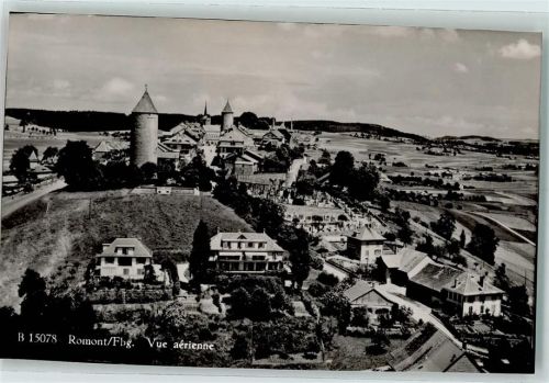 Romont FR Fliegeraufnahme