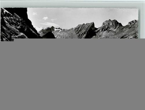 Schwägalp Schrennenweg Blick auf Seealpsee Säntis Mesmer und Altenalp