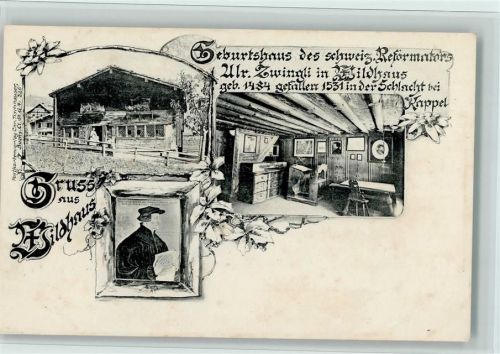 9658 Wildhaus - Zwinglihütte Geburtshaus