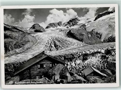 Bovalhütte Persgletscher Hüttenstempel