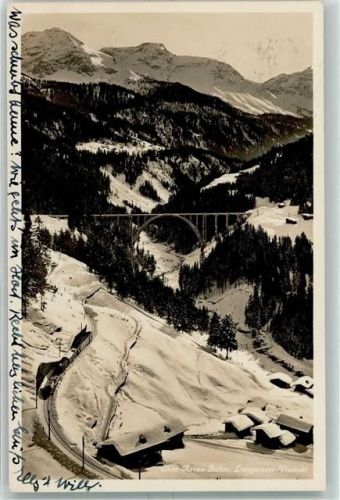 Arosa Chur Arosa Bahn Langwieser Viadukt