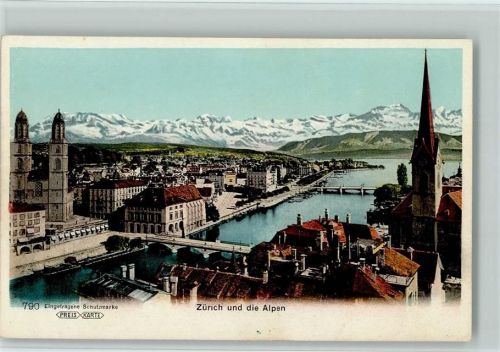 Zürich Zürich und die Alpen