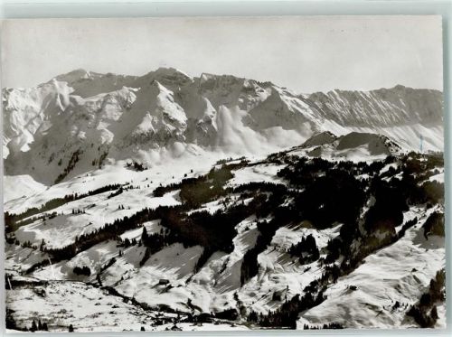 Sörenberg Fliegeraufnahme Winter