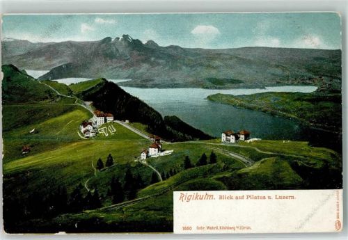 6410 Rigi Kulm - mit Blick auf Pilatus und Luzern
