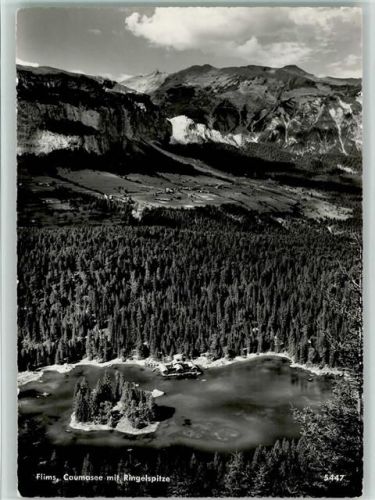 Flims Waldhaus Coumasee mit Ringelspitze