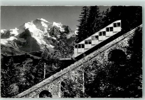 Mürren Lauterbrunnen Mürren Bahn Jungfrau
