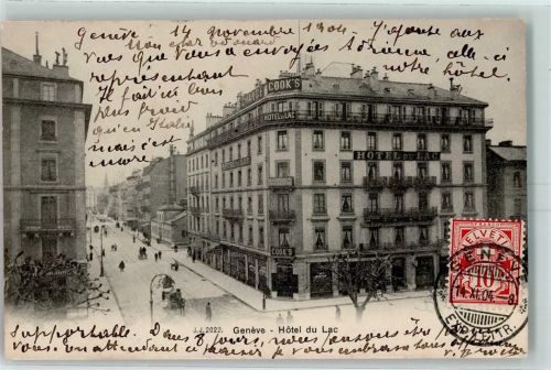 Genève 1904 Hotel du Lac