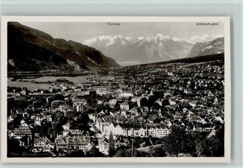 Chur Generalansicht Falknis Scesaplana