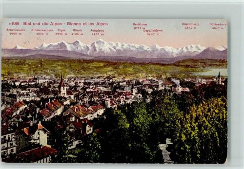 2500 Biel/Bienne 1918 - und die Alpen
