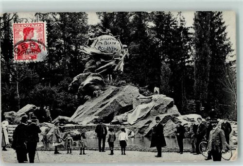Bern 1913 Weltpostverein Denkmal