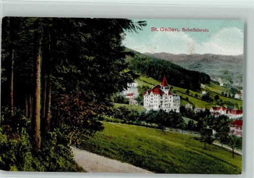 9000 St. Gallen S. Gallo 1911 - Scheffelstein