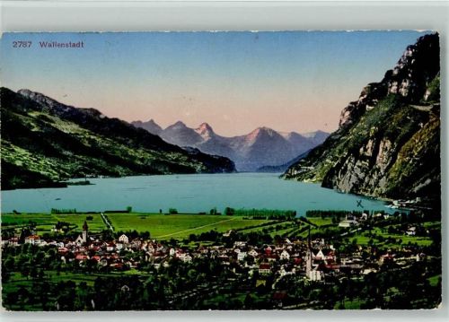 8880 Walenstadt 1926 - Abendrot Militärsache Feldpost