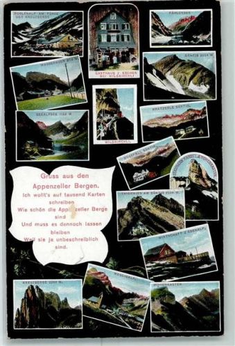 Appenzell 1913 Gasthaus
