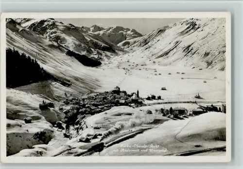 Andermatt Furka-Oberalp-Bahn Urserental Feldpost