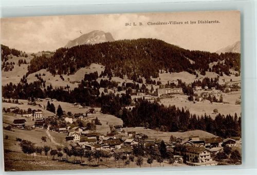 Chesières 1913 Chesieres-Villars et les Diablerets