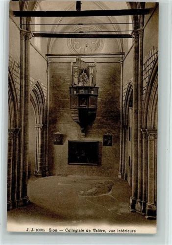 Sion Collégiale de Valère vue intérieure