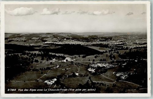 La Chaux-de-Fonds Fliegeraufnahme