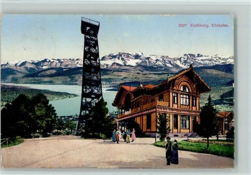 Uetliberg 1910 Restaurant Uto Kulm Aussichtsturm Alpenpanorama