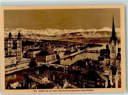 Zürich Patent Leucht AK Kirche