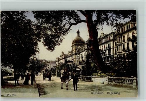 Interlaken Höheweg Pferdekutsche