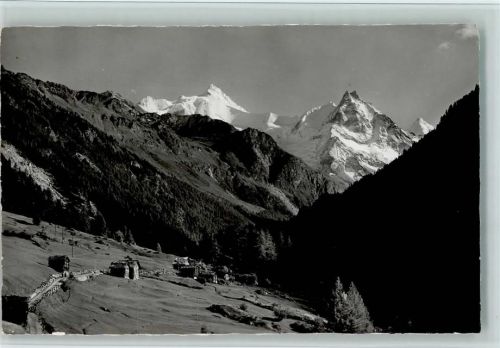 Ayer Route de Zinal Rothorn Besso Gabelhorn Feldpost