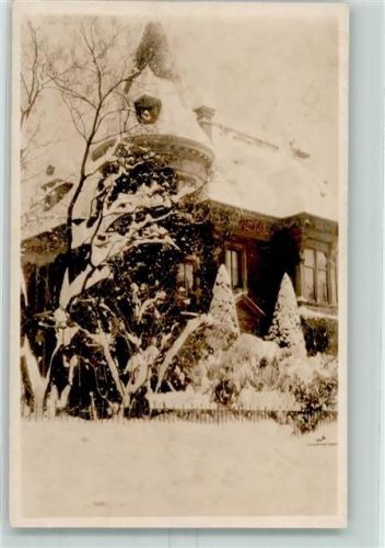 Bern Villa im Schnee Ort handschriftlich