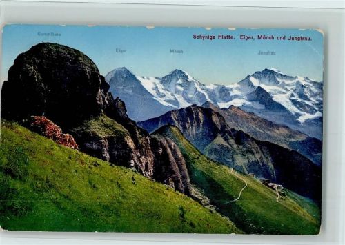 Schynige Platte Gummihorn Eiger Mönch Jungfrau