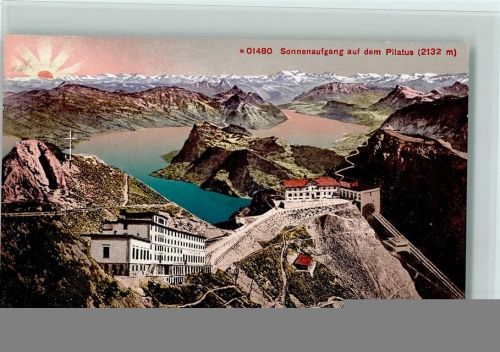 Pilatus 1913 Sonnenaufgang auf dem Pilatus
