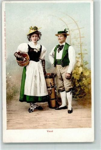 Le Vaud Tracht Schweiz