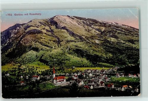 6410 Goldau 1922 Gebrauchsspuren mit Rossberg