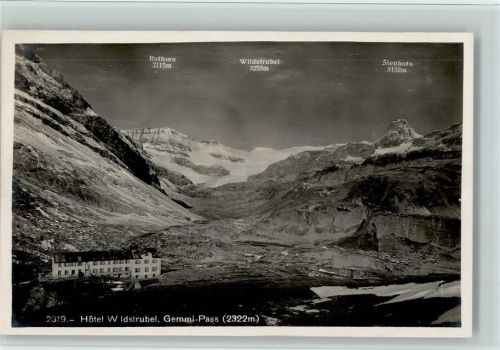 Gemmipass Wallis Hotel Wildstrubel Gemmi-Pass Rothorn Wildstrubel Steghorn