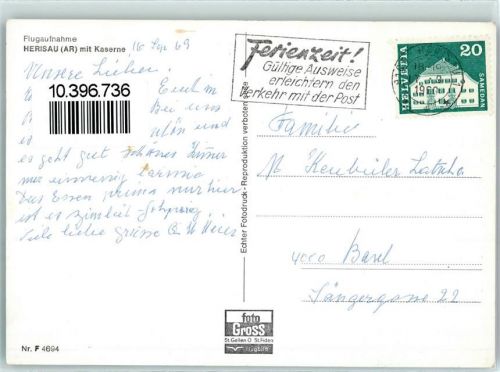 Herisau Fliegeraufnahme Kaserne