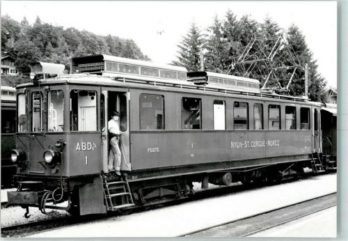 St-Cergue 1971 Repro Automotrice ABDe 4/4 1 a St-Cergue