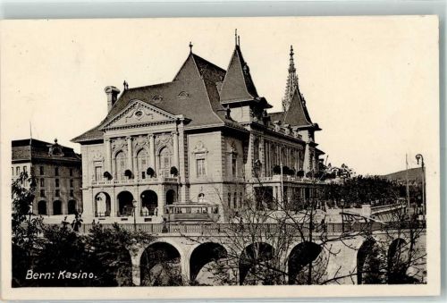 Bern Franco Suisse Kologravure 7498 Kasino Foto AK