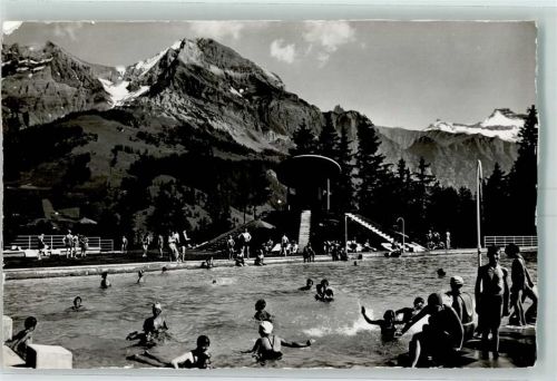 Adelboden BE Schwimmbad Großlohner Steghorn