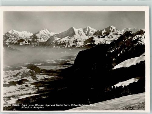 Wetterhorn Schreckhörner Mönch Jungfrau