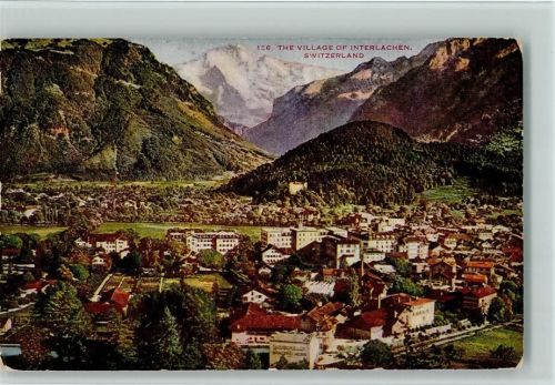 Interlaken Englische Ansichtskarte