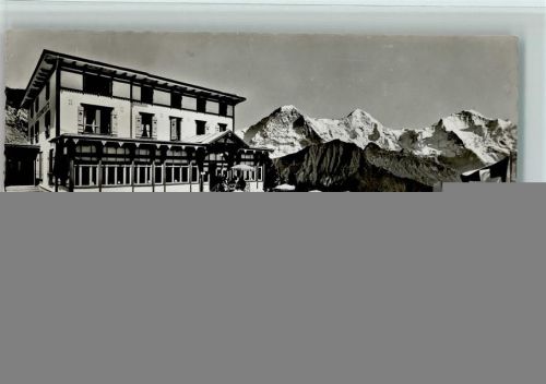 Schynige Platte Berghaus Schynige Gartenrestaurant