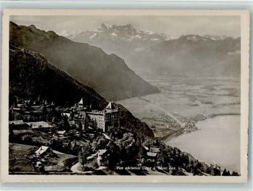 Caux Mountain House sur Montreux vue aérienne