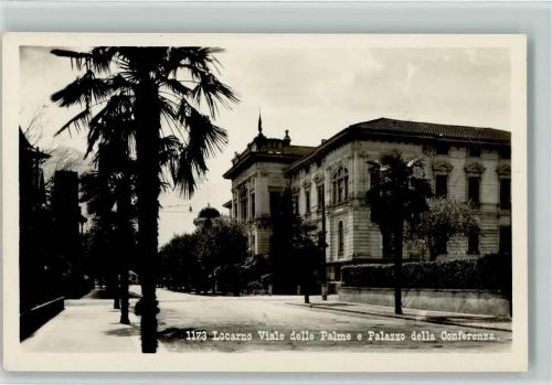 Locarno Viale delle Palme e Palazzo della Conferenza