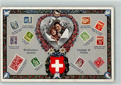 1924 Briefmarkensprache Wappen