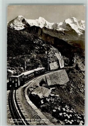 Schynige-Platte-Bahn Schynige-Platte-Bahn mit Eiger Mönch Jungfrau