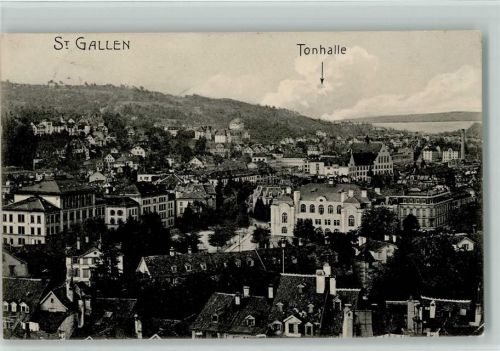 9000 St. Gallen S. Gallo 1909 - Tonhalle