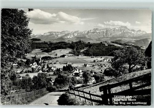 Teufen AR 1962 Am Weg zur Schäflisegg Foto Gross 13592